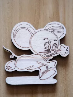 Wood mickey mouse